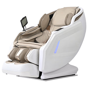 WANKO Bliss SL-Track Zero Gravity Full Body White Recliner Massage Chair